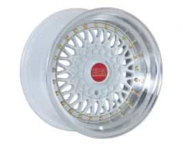 ESM-002R 15x8 4x100 5x100 15ET White  Gold Rivet on Sale