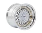 ESM-002R 15x7 4x100 5x100 15ET Platinum Chrome  Gold Rivet Sale