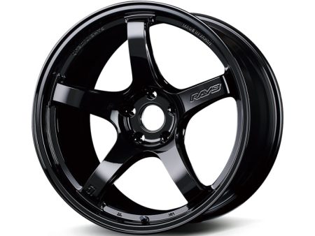 Gram Lights 57CR 19X9.5 +25 5-114.3 - Semi Gloss Black Hot on Sale