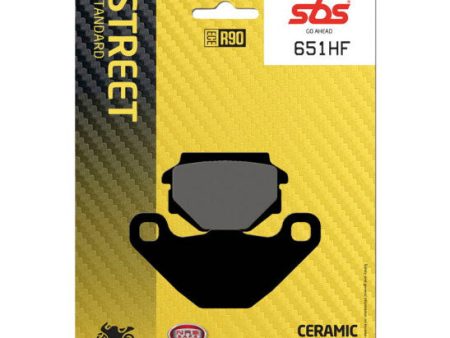 SBS Rear Ceramic Brake Pads 651HF Hot on Sale