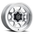 ICON Nuevo 17x8.5   6x135   6mm Offset 5in BS - Silver Machined For Discount