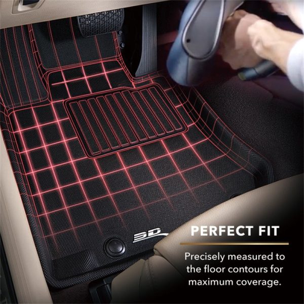 3D MAXipder 2023 Toyota GR86   Subaru BRZ Kagu Black Floor Mat - Row 1 Cheap