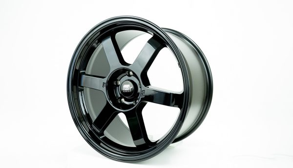 Time Attack - Glossy Black - 18X9.5 5X114.3 Offset +40 Sale