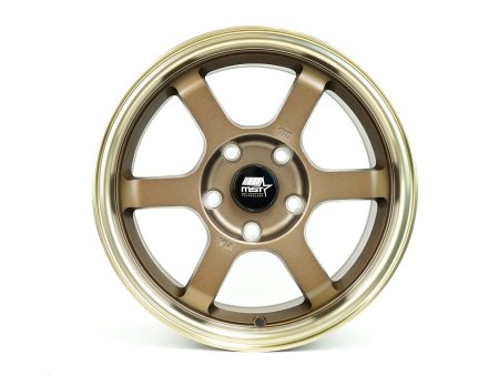 Time Attack - Matte Bronze w Bronze Machined Lip - 15x8.0 5x114.3 Offset +35 For Sale