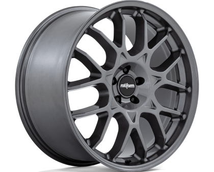 Rotiform R196 ZWS Wheel 21x9.5 5x130 55 Offset - Gloss Anthracite (Full Set of 4) Supply