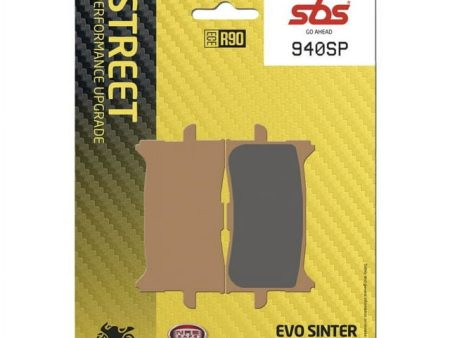 SBS Front Sintered-Modern Large Displacement Brake Pads 940SP on Sale