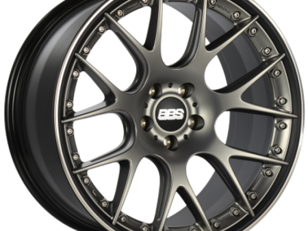 BBS CH-RII 21x10.5 5x108 ET32 Platinum w  Satin Black Rim Prot Wheel PFS Req w MS Etching Fashion