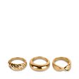 TRIPLE RING SET GOLD Online now